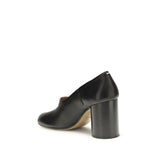 Margiela Black Calf Leather Bos Taurus Platform Pumps