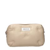 Maison Margiela Beige Leather Clutch Bag