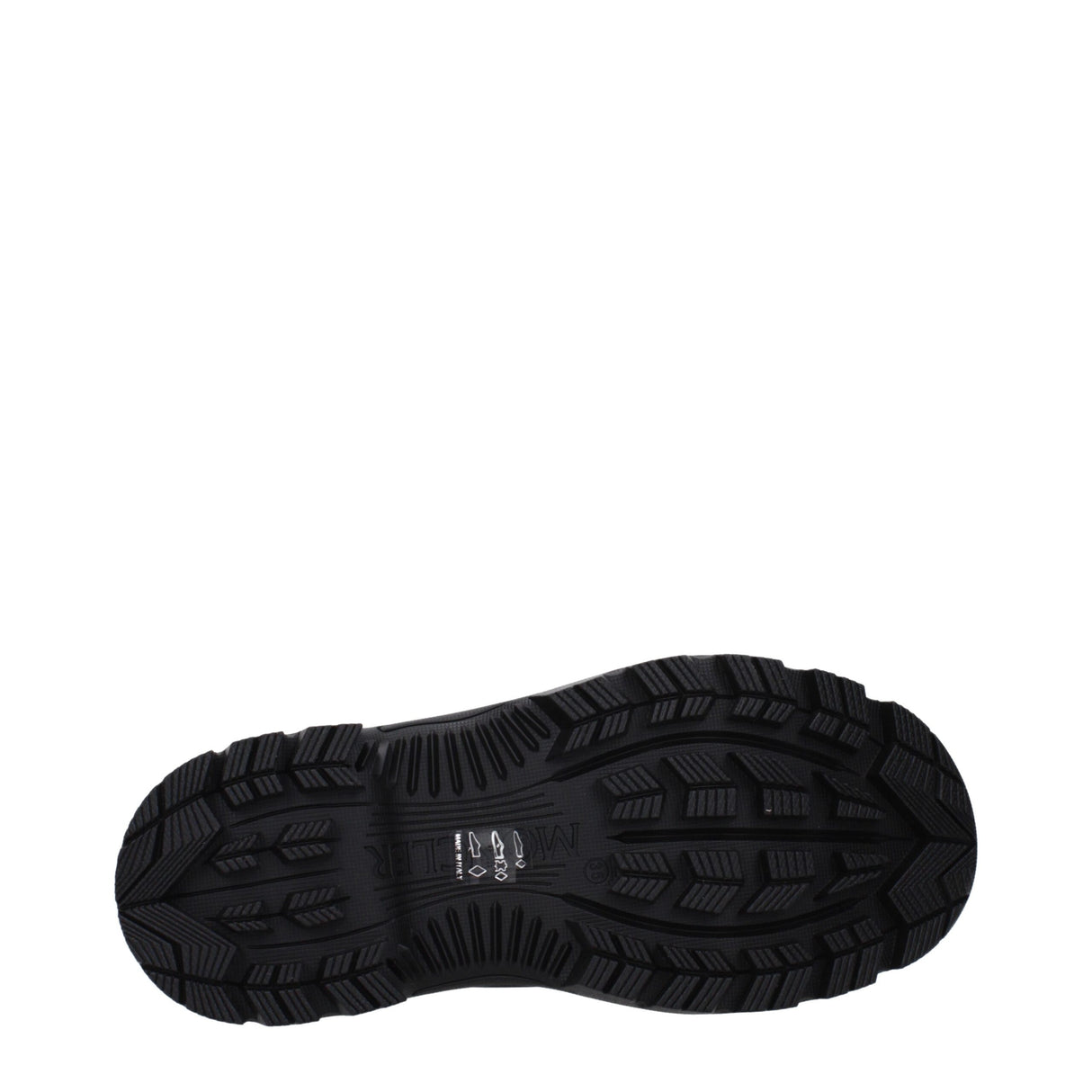 Moncler Black Cotton Ankle Boots