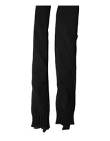 Dolce & Gabbana Black Wool Knitted Neck Wrap Shawl Men Scarf