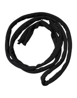 Dolce & Gabbana Black Wool Knitted Neck Wrap Shawl Men Scarf