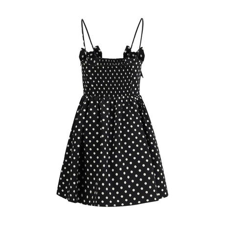 Ganni Black Recycled Polyester Casual Dress