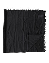 Dolce & Gabbana Black Lace Stole Neck Wrap Shawl Scarf