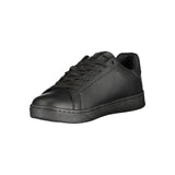 Gas Black Polyurethane Men Sneaker
