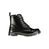Gas Black Polyurethane Men Ankle Boot