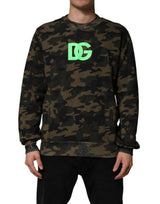 Dolce & Gabbana Multicolor Camouflage Men Sweatshirt  Sweater