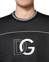 Dolce & Gabbana Black DG Logo Crew Neck Sweatshirt Sweater