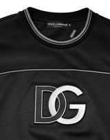Dolce & Gabbana Black DG Logo Crew Neck Sweatshirt Sweater