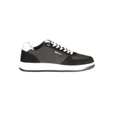 Gas Black Polyurethane Men Sneaker