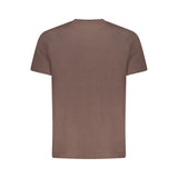 Tommy Hilfiger Brown Cotton Men's T-Shirt