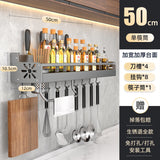 Wall-Mounted Multifunctional Kitchen Storage Rack
