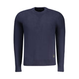 North Sails Blue Cotton Men Sweater