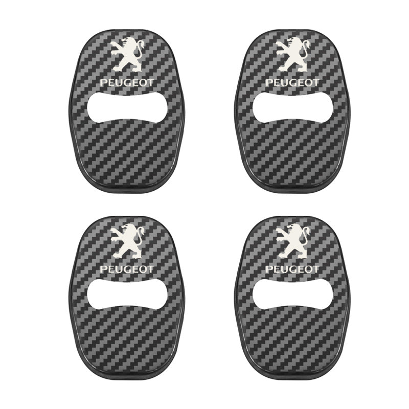 Stainless Steel Black Rust-Resistant Car Door Lock Cover
