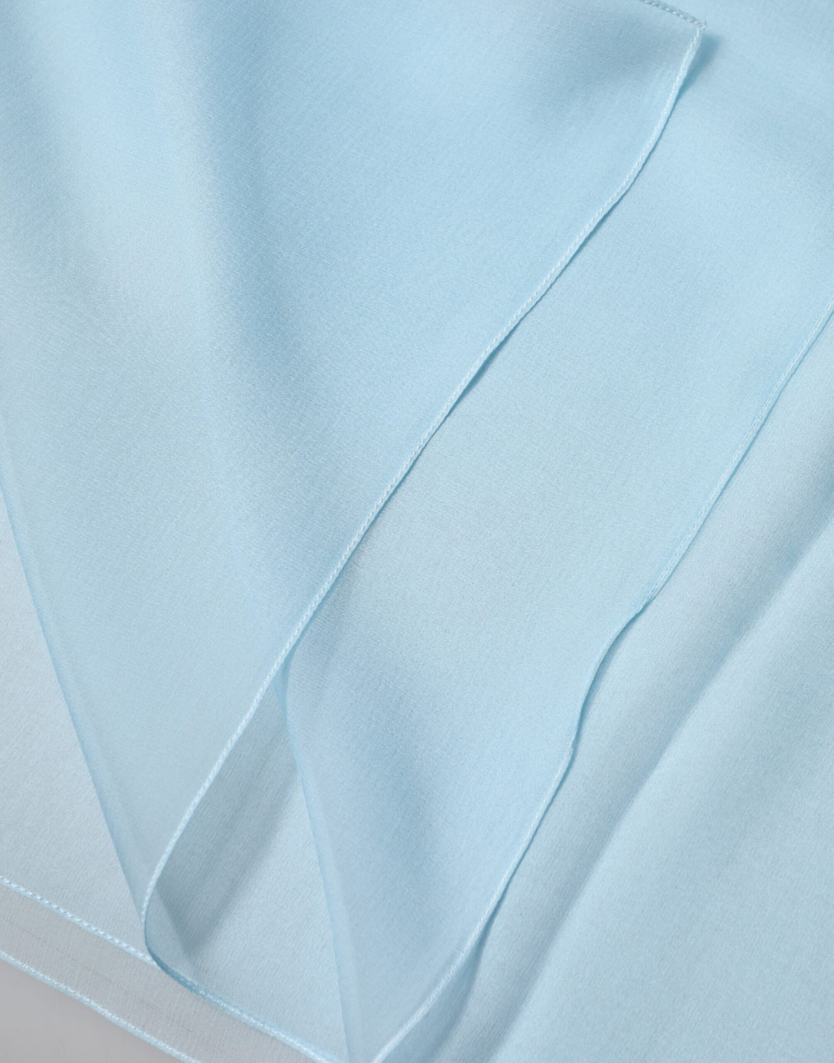 Dolce & Gabbana Light Blue Stole Silk Neck Wrap Shawl Scarf