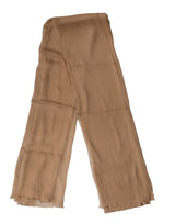 Dolce & Gabbana Brown Silk Stole Neck Wrap Shawl Men Scarf