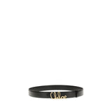 Chloé Black Calf Leather Bos Taurus Belt