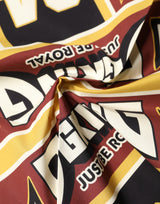 Dolce & Gabbana Multicolor DG King Square Foulard Men 50.5cm x 50cm Scarf