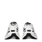 Valentino Garavani White Fabric Athletic Sneakers