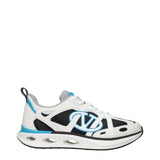Valentino Garavani White Fabric Athletic Sneakers