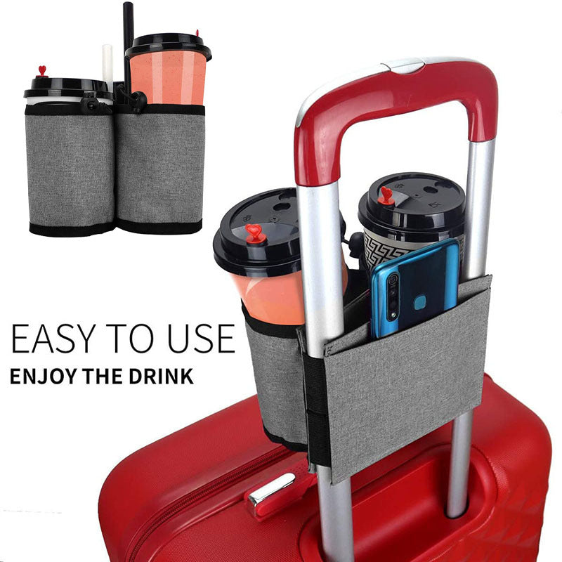 Travel Handle Storage Bag for Drinks and Accessories