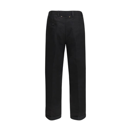 Golden Goose Black Cotton Chino Pants