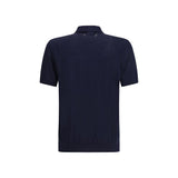 Golden Goose Blue Wool Oves Aries Polo Shirt