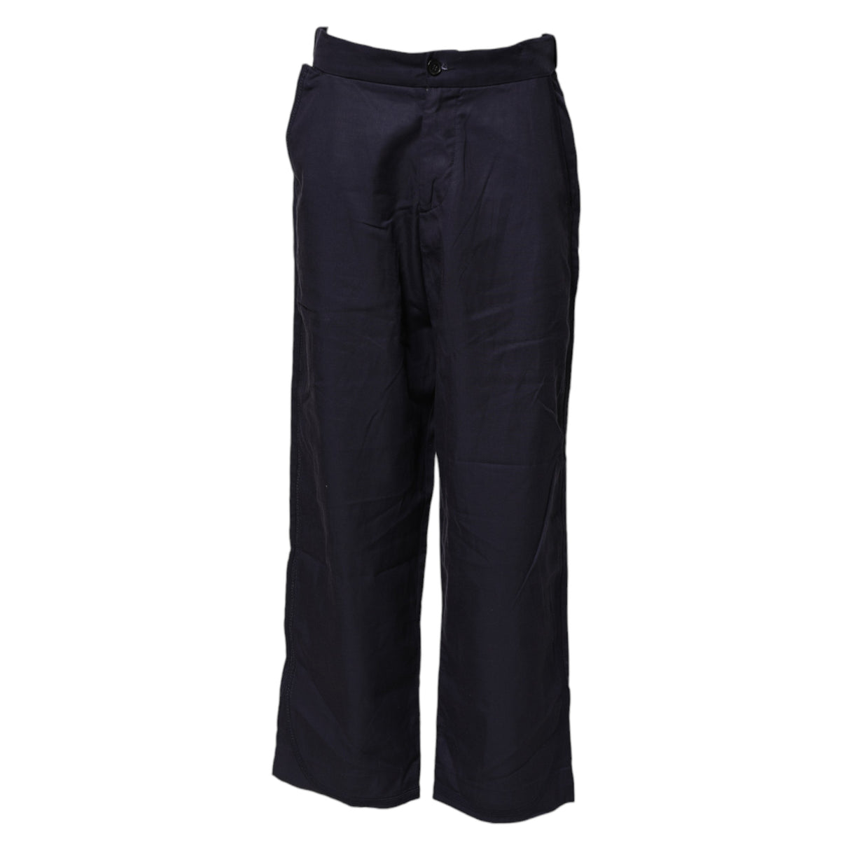 Levi's Navy Blue Straight High Waist Chino Casual Trouser Pants