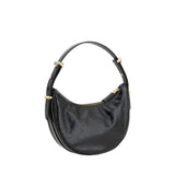 Prada Black Calf Leather Bos Taurus Shoulder Bag