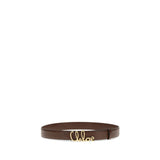 Chloé Brown Calf Leather Bos Taurus Regular Belt