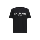 Balmain Black Cotton T-Shirt