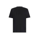 Balmain Black Cotton T-Shirt