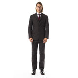 BYBLOS Brown Cotton Two-Piece Suit