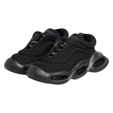 Dolce & Gabbana Black Slip On Low Top Wave Sneakers Shoes