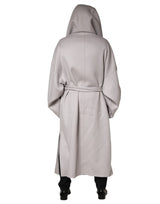 Dolce & Gabbana Off White Belted Long Trench Coat Men Jacket