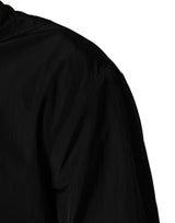 Dolce & Gabbana Black Pin Up Button Down Men Bomber Jacket