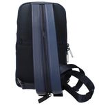 Piquadro Blue Leather Backpack