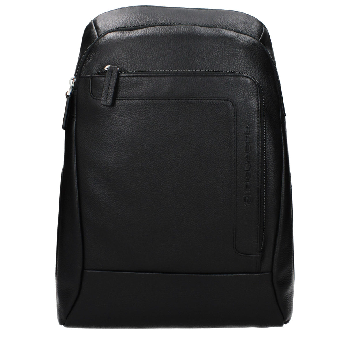 Piquadro Black Leather Backpack