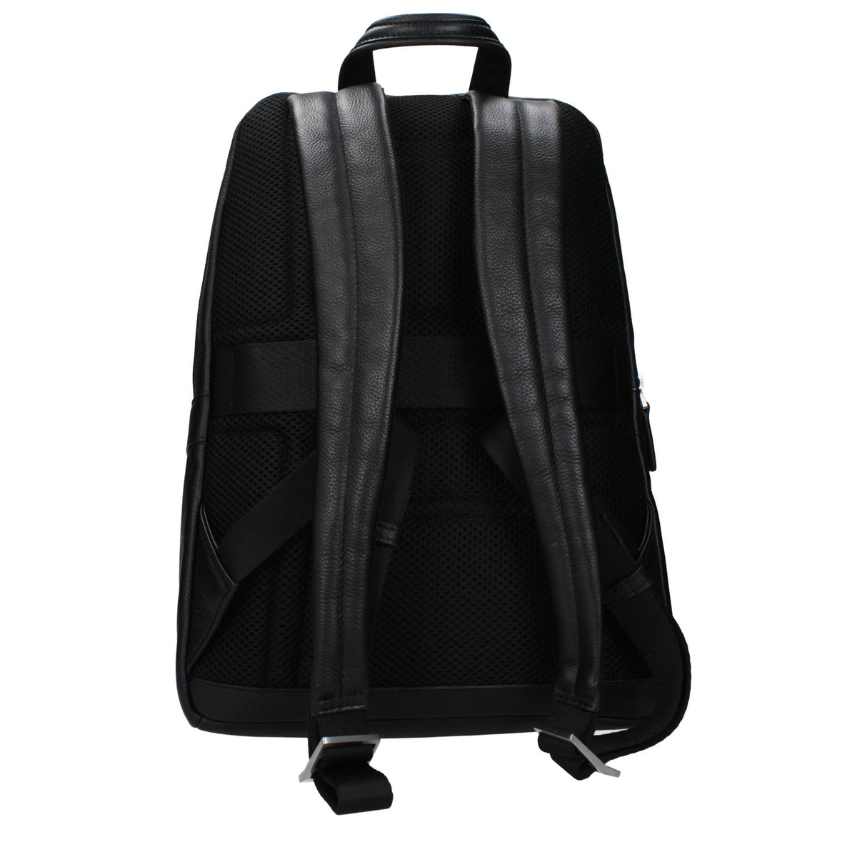 Piquadro Black Leather Backpack