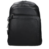 Piquadro Black Leather Backpack