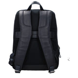 Piquadro Blue Leather Backpack