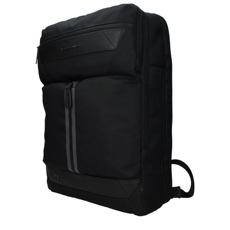 Piquadro Black Fabric Backpack