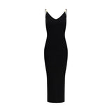 Versace Black Viscose Casual Dress