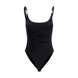 Versace Black Polyamide One-Piece Swimsuit