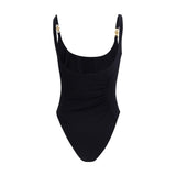 Versace Black Polyamide One-Piece Swimsuit