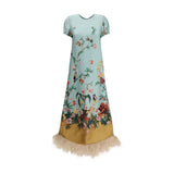 La Double J Multicolor Silk Casual Dress