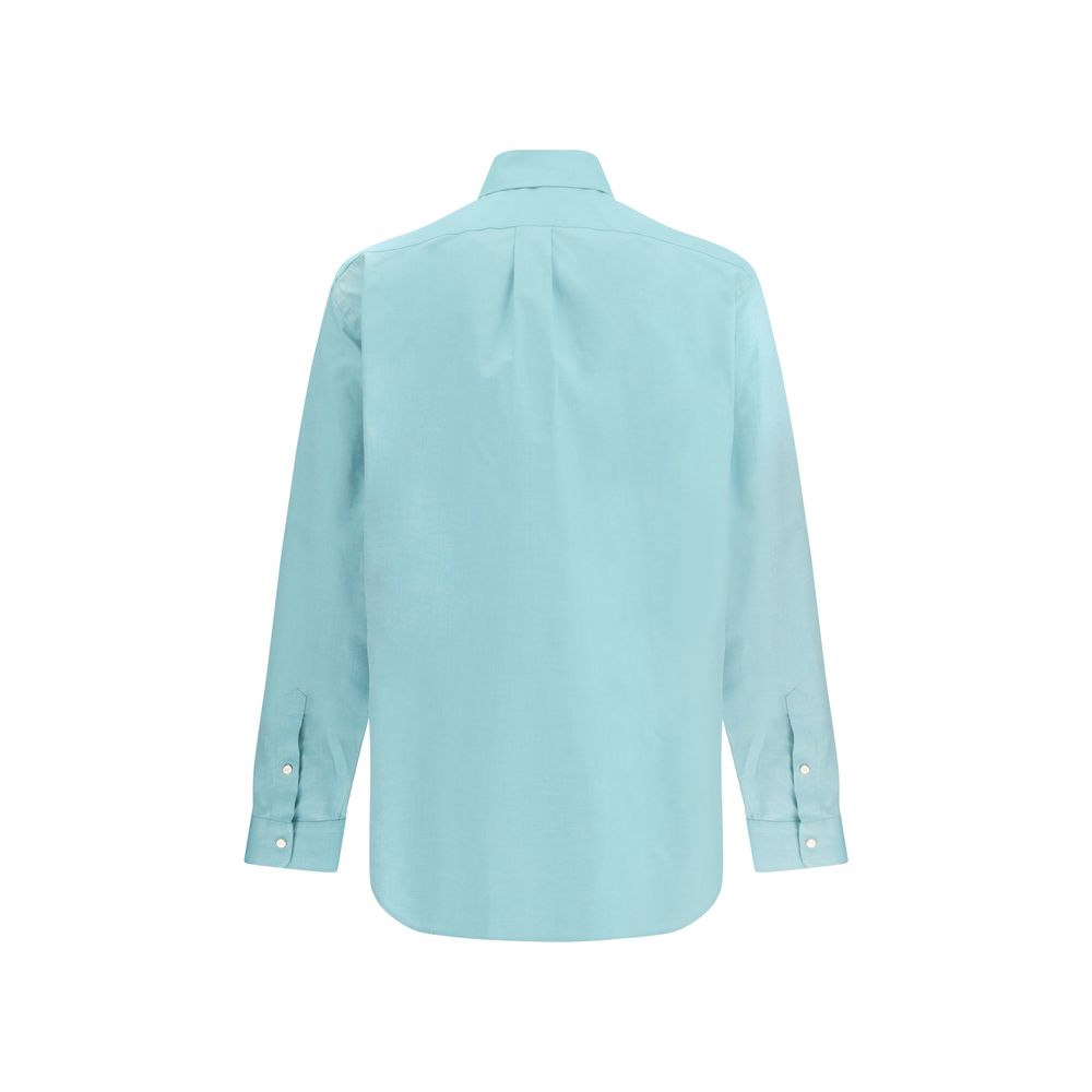Fendi Light Blue Cotton Dress Shirt