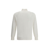 Brunello Cucinelli White Cotton Sweatshirt