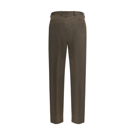 Brioni Bicolor Fleece Wool Casual Pants