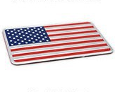 Metal National Flag Car Stickers for Vehicle Decoration