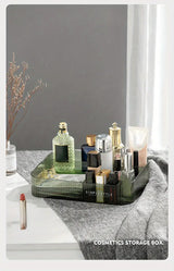 Multi-Compartment Makeup Organizer Storage Box